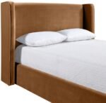 Kendall Velvet Upholstered Bed - Image 6