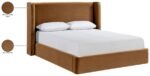 Kendall Velvet Upholstered Bed - Image 12
