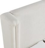 Solange Linen Textured Fabric Upholstered Bed - Image 8