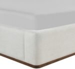 Solange Linen Textured Fabric Upholstered Bed - Image 9