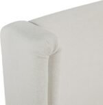 Solange Linen Textured Fabric Upholstered Twin Bed - Image 8