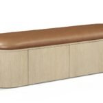 Velden Vegan Leather Upholstered Storage Bench