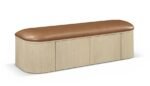 Velden Vegan Leather Upholstered Storage Bench