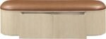 Velden Vegan Leather Upholstered Storage Bench - Image 5
