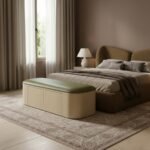 Velden Vegan Leather Upholstered Storage Bench - Image 2