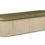 Velden Vegan Leather Upholstered Storage Bench