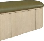 Velden Vegan Leather Upholstered Storage Bench - Image 10