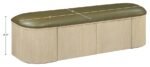 Velden Vegan Leather Upholstered Storage Bench - Image 14