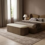 Velden Vegan Leather Upholstered Storage Bench - Image 2