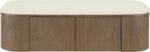 Velden Vegan Leather Upholstered Storage Bench - Image 4
