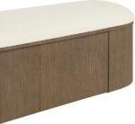 Velden Vegan Leather Upholstered Storage Bench - Image 10