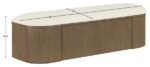 Velden Vegan Leather Upholstered Storage Bench - Image 14