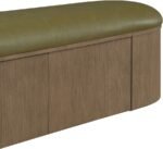 Velden Vegan Leather Upholstered Storage Bench - Image 10