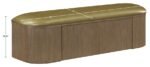 Velden Vegan Leather Upholstered Storage Bench - Image 14