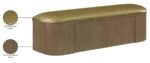 Velden Vegan Leather Upholstered Storage Bench - Image 15