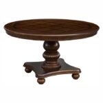 5473-54* Round Dining Table - Image 2