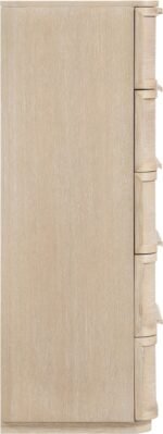Tiberio Oak Veneer And Solid Wood Chest - Image 4