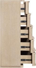 Tiberio Oak Veneer And Solid Wood Chest - Image 6