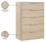 Tiberio Oak Veneer And Solid Wood Chest - Image 11