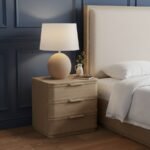 Tiberio Oak Veneer And Solid Wood Nightstand - Image 2