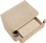 Tiberio Oak Veneer And Solid Wood Nightstand - Image 11