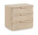 Tiberio Oak Veneer And Solid Wood Nightstand