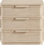 Tiberio Oak Veneer And Solid Wood Nightstand - Image 3
