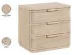 Tiberio Oak Veneer And Solid Wood Nightstand - Image 14