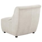 CHARLOTTE 5-PIECE UPHOLSTERED MODULAR SECTIONAL SOFA IVORY - Image 10