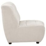 CHARLOTTE 5-PIECE UPHOLSTERED MODULAR SECTIONAL SOFA IVORY - Image 11