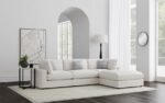 SERENE 4-PIECE UPHOLSTERED MODULAR SECTIONAL SOFA BEIGE - Image 2