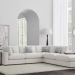 SERENE 5-PIECE UPHOLSTERED MODULAR SECTIONAL SOFA BEIGE