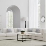 SERENE 6-PIECE UPHOLSTERED MODULAR SECTIONAL SOFA BEIGE