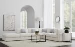 SERENE 6-PIECE UPHOLSTERED MODULAR SECTIONAL SOFA BEIGE
