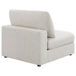 SERENE UPHOLSTERED ARMLESS CHAIR BEIGE - Image 7