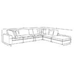 SERENE 6-PIECE UPHOLSTERED MODULAR SECTIONAL SOFA CHARCOAL - Image 15
