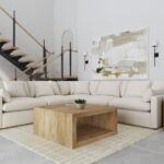 HOBSON 5-PIECE UPHOLSTERED MODULAR SECTIONAL SOFA IVORY