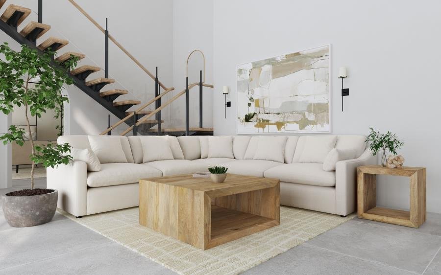 551451-SETA_01x900.jpg HOBSON 5-PIECE UPHOLSTERED MODULAR SECTIONAL SOFA IVORY - Image 1