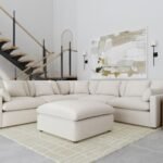 HOBSON 6-PIECE UPHOLSTERED MODULAR SECTIONAL SOFA IVORY