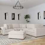 LAKEVIEW 6-PIECE UPHOLSTERED MODULAR SECTIONAL SOFA IVORY