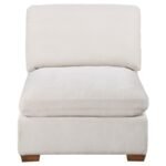 LAKEVIEW 5-PIECE UPHOLSTERED MODULAR SECTIONAL SOFA IVORY - Image 5