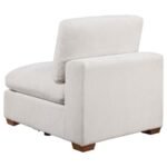 LAKEVIEW 5-PIECE UPHOLSTERED MODULAR SECTIONAL SOFA IVORY - Image 6