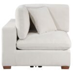 LAKEVIEW 5-PIECE UPHOLSTERED MODULAR SECTIONAL SOFA IVORY - Image 9
