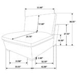 LAKEVIEW 5-PIECE UPHOLSTERED MODULAR SECTIONAL SOFA IVORY - Image 16