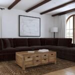 LAKEVIEW 6-PIECE UPHOLSTERED MODULAR SECTIONAL CHOCOLATE