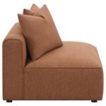 JENNIFER UPHOLSTERED ARMLESS CHAIR TERRACOTTA - Image 8