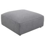 JENNIFER 6-PIECE UPHOLSTERED MODULAR SECTIONAL GREY - Image 13