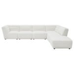 SUNNY 6-PIECE UPHOLSTERED MODULAR SECTIONAL SOFA NATURAL - Image 3