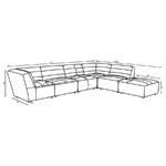 SUNNY 6-PIECE UPHOLSTERED MODULAR SECTIONAL SOFA NATURAL - Image 11
