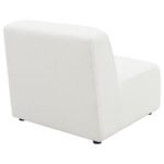 SUNNY UPHOLSTERED ARMLESS CHAIR NATURAL - Image 7